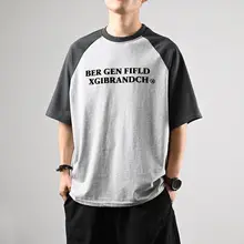 夏用 メンズ 半袖Tシャツ【コットン・カジュアル・ラグランスリーブ・フィット】