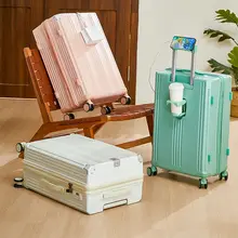 女性用 多機能小型旅行用キャリーケース【パスワードロック・機内持ち込み対応】
