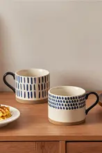 マグカップ カップル用 コップ ヴィンテージ 高級感 精致 ブルー