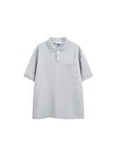 ポロシャツ メンズ 半袖 ポケット付き シンプル 夏 ペア 着回し 通勤