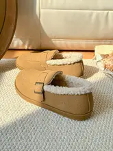 Warrior 秋冬用 レディース ボア付きモカシン