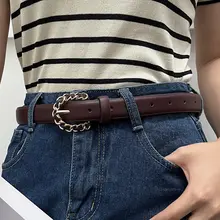 スタイリッシュな黒のミニスカート【シンプルデザイン・デニムパンツ・ファッションベルト付き】（セットアップ対応）