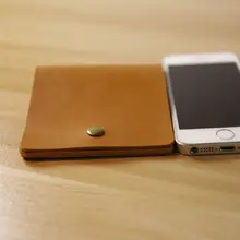 牛革製薄型財布【ミニ横型デザイン・超薄型・シンプル】