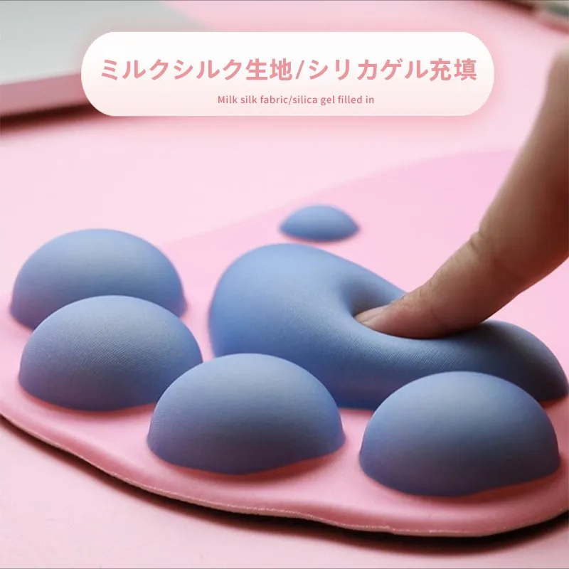 猫爪デザインの厚手アームレスト：快適なデスクワーク環境を実現する手のサポート