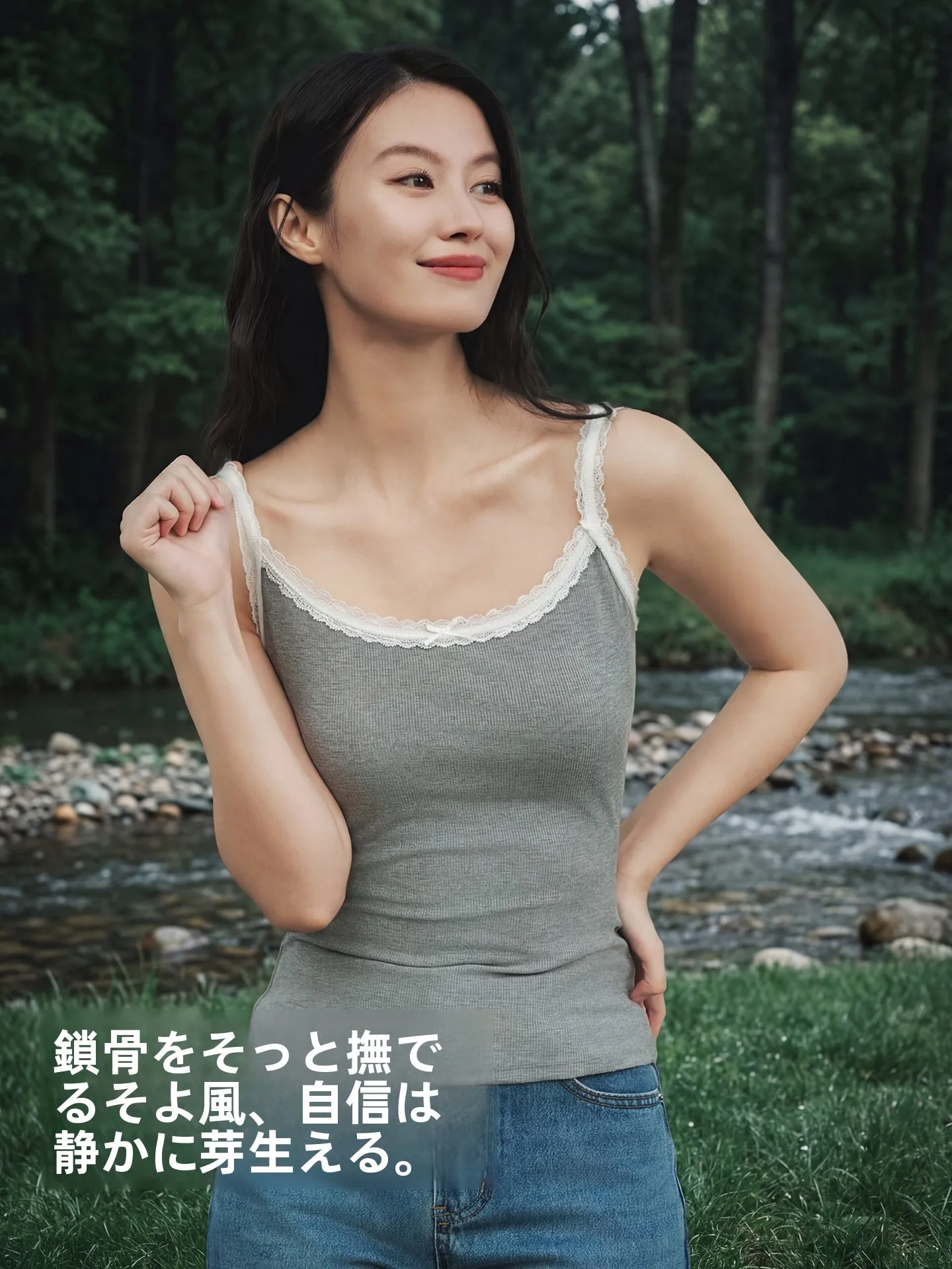 補正キャミソール：胸パッド付きレースデザインの実用性と肌触りの詳細解析