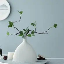 モダンな禅スタイル！造花グリーンと枯れ枝のインテリア装飾【リビング・ダイニング・茶室用】