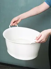 お洒落な洗面器【底部水切り付き・ベビー用・多用途】