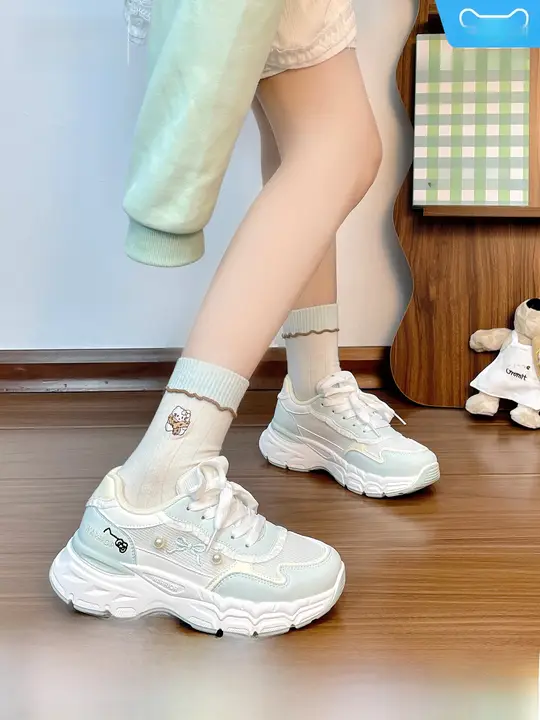 夏用厚底透過型スニーカー【女性用・カジュアル・学生向け】