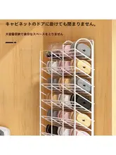 壁掛け収納袋【穴あけ不要・衣類や下着用・カーボンスチール製】