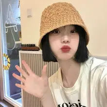 夏用透湿フード付きハットウィッグ【ショートストレート・通気性・おしゃれデザイン】