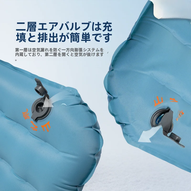 高R値の厚手エアマット【防水・保温・単体使用可】
