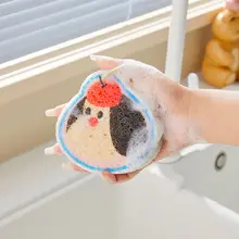 かわいいスポンジ型 キッチンクリーナー【木材パルプコットン・吸水性・耐久性】