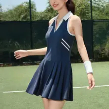 361° 女性用 バドミントンワンピース【プロ仕様・スポーティ・テニスウエア】（セットアップ対応）