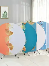 折りたたみ円形テーブルカバー【防水PVC・洗濯不要・伸縮性バンド付き】