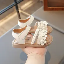 女児用プリンセス風つま先カバーサンダル【夏用・柔らかいソール・歩き始めの子供向け】（セットア  ップ対応）