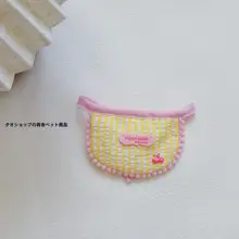 かわいいパンダデザインのペットエプロン【犬猫兼用・首飾り】