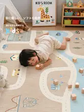 洗える二重構造ラグ【リビング・子供部屋用・メンテナンス不要】（セットアップ対応）