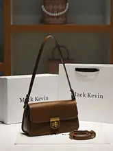 レトロデザインの真皮ショルダーバッグ【女性用・斜め掛け・ミニサイズ】