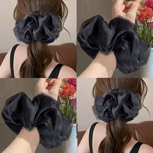 ファッション性抜群の丸子頭用ヘアゴム【フレンチスタイル・ボリュームアップ】