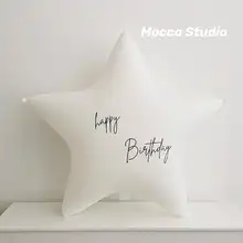 子供の1歳誕生日用シーン飾り【高級クリーム風・バースデーハット・クマ型数字風船付き】