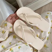 レディース 夏用 シンプルなビーチサンダル【滑り止めソフトソール・デイリーユース・単色】