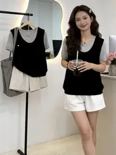 大きいサイズ レディース 半袖Tシャツ【コットン製・チュニックスタイル・夏用・体型カバー】（セットアップ対応）