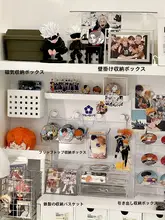 かわいい透明壁掛けペンホルダー【学生・子供用・デスク用品・アクリル製】