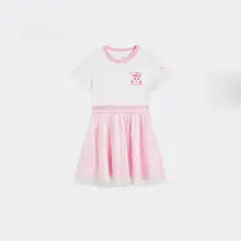 可愛いカートゥーン柄の女児用ドレス【子供用・春夏向け】