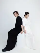 ROUR シンプルハイネック幅広シルエットTシャツ【ジャズダンス用・ルーズフィット】