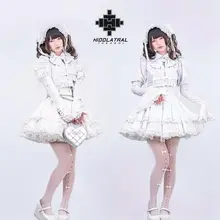 原宿風ゴシックジャケット【高腰デザイン・バンド付きスカート・ロリータスタイル】（セットアップ対応）