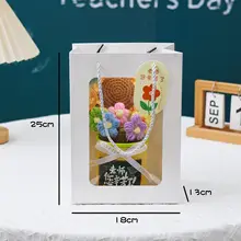 卓上用　ニット向日葵ペンスタンド【実用的なデスクアクセサリー】