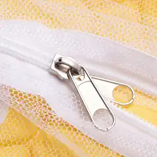 両面使用可能なモンゴルテント用のホワイトダブルファスナー付き蚊帳【ナイロン製】