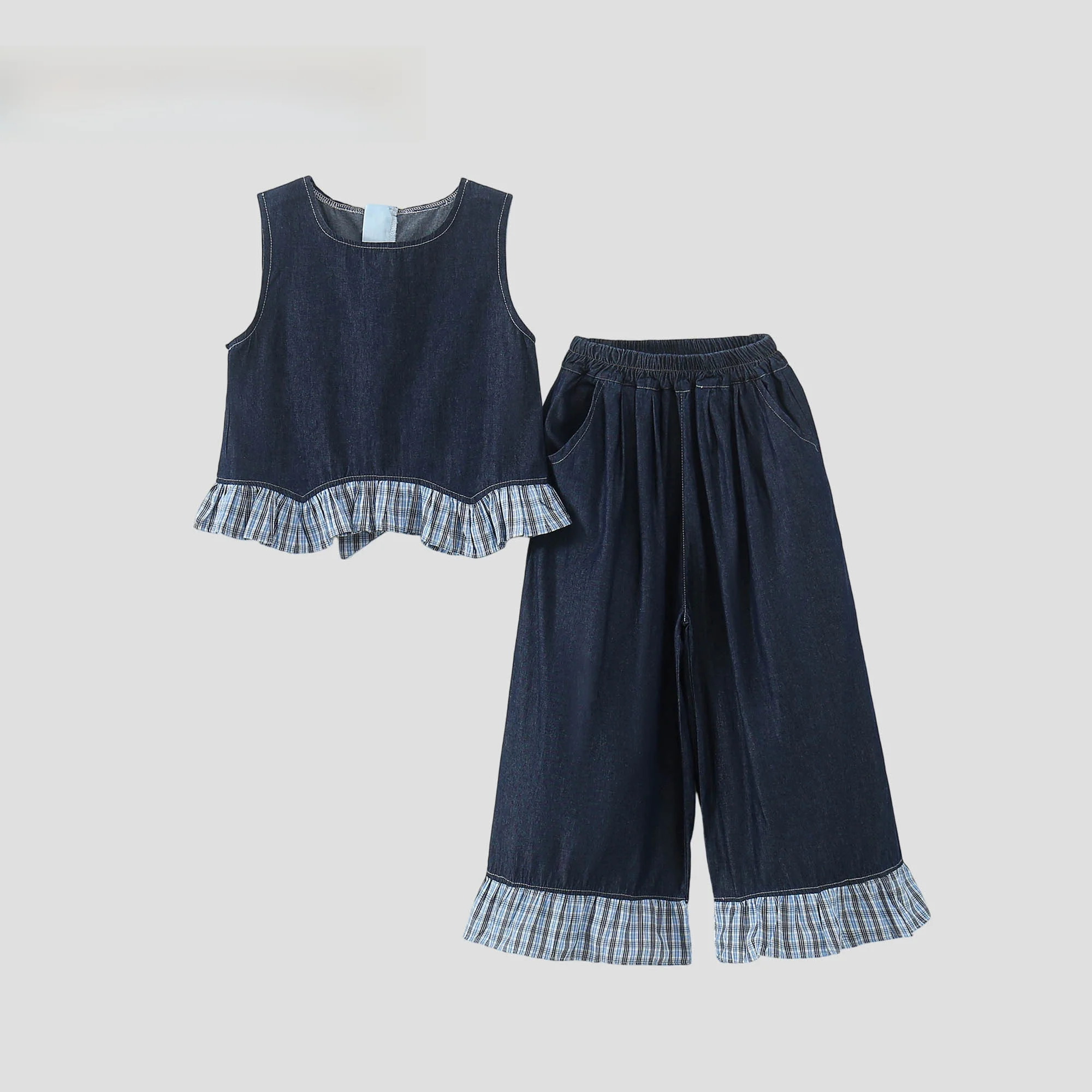 2歳女の子服おしゃれ：フリル付きチェック柄セットアップの実用性と選定基準