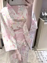 桜柄の可愛い浴衣【ロリータ風・綿素材・女児用】