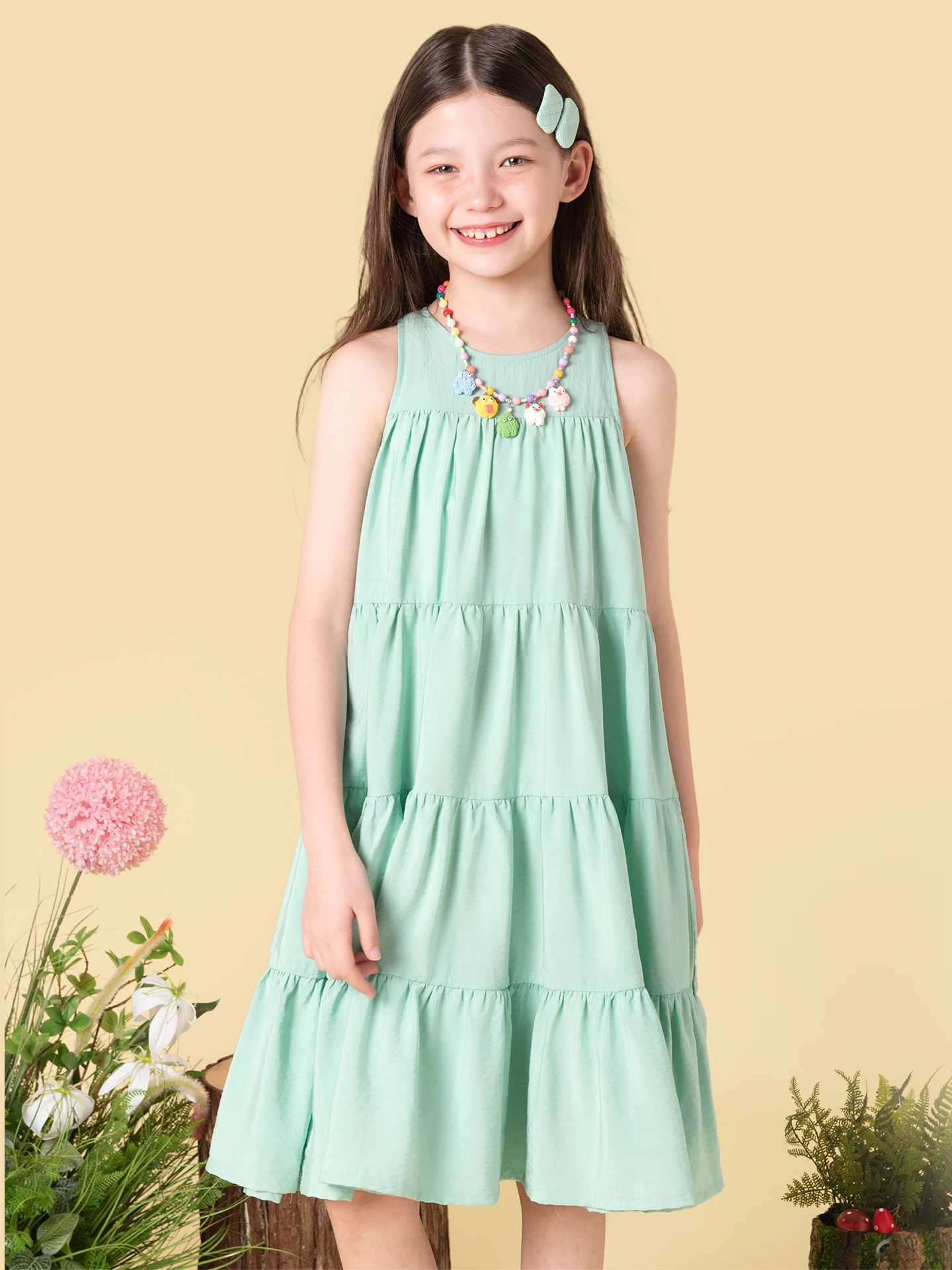 子供用Tシャツをワンピースにリメイクするなら、この夏の背中スリーブワンピースがおすすめ？
