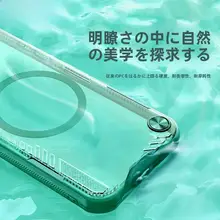 NILLKIN iPhone用レンズスタンドケース【全包囲・透明・防落下・マグネット式・高級感】