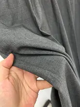 羊毛とテンセルの肌触りの良いハイウエストストレートパンツ【ゆったりしたデザイン・フィット】