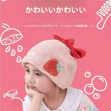 極上の柔らかさ 子供用ドライヘアキャップ【超吸水・速乾・可愛いキャラクター・男女兼用】