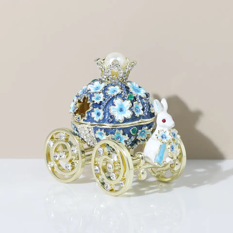 リングケース ジュエリーボックス 桜 うさぎ 馬車 王冠 乙女心