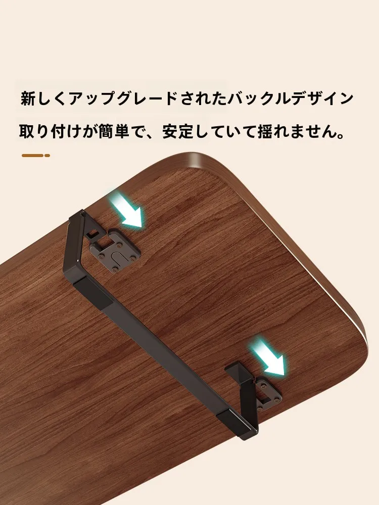 木製モニター台：デスクトップ収納に最適な省スペースノートパソコンスタンド
