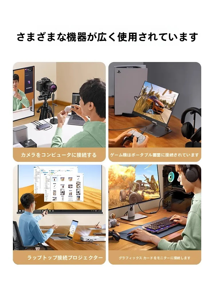 Mini HDMIからHDMIに変換するアダプターで、テレビにスマホの映像をそのまま映す方法は？