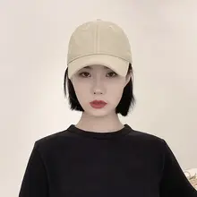無地の野球帽【ユニセックス・広いツバ・ソフトトップ・秋冬用】