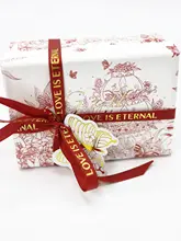 フレンチスタイルのうさぎのガーデンギフトボックス【ビンテージデザイン・空箱】