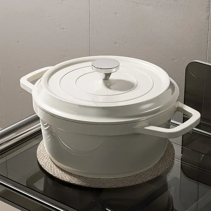 陶器 鍋 家庭用 20cm ノンスティック鍋 両耳 煮込み鍋