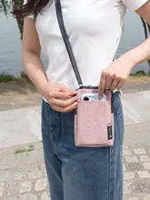 スマホポーチ ショルダーバッグ ミニバッグ ナイロン 軽量 無地 斜め掛け コンパクト 防水 カジュアル 旅行 パスポート デジタル小物