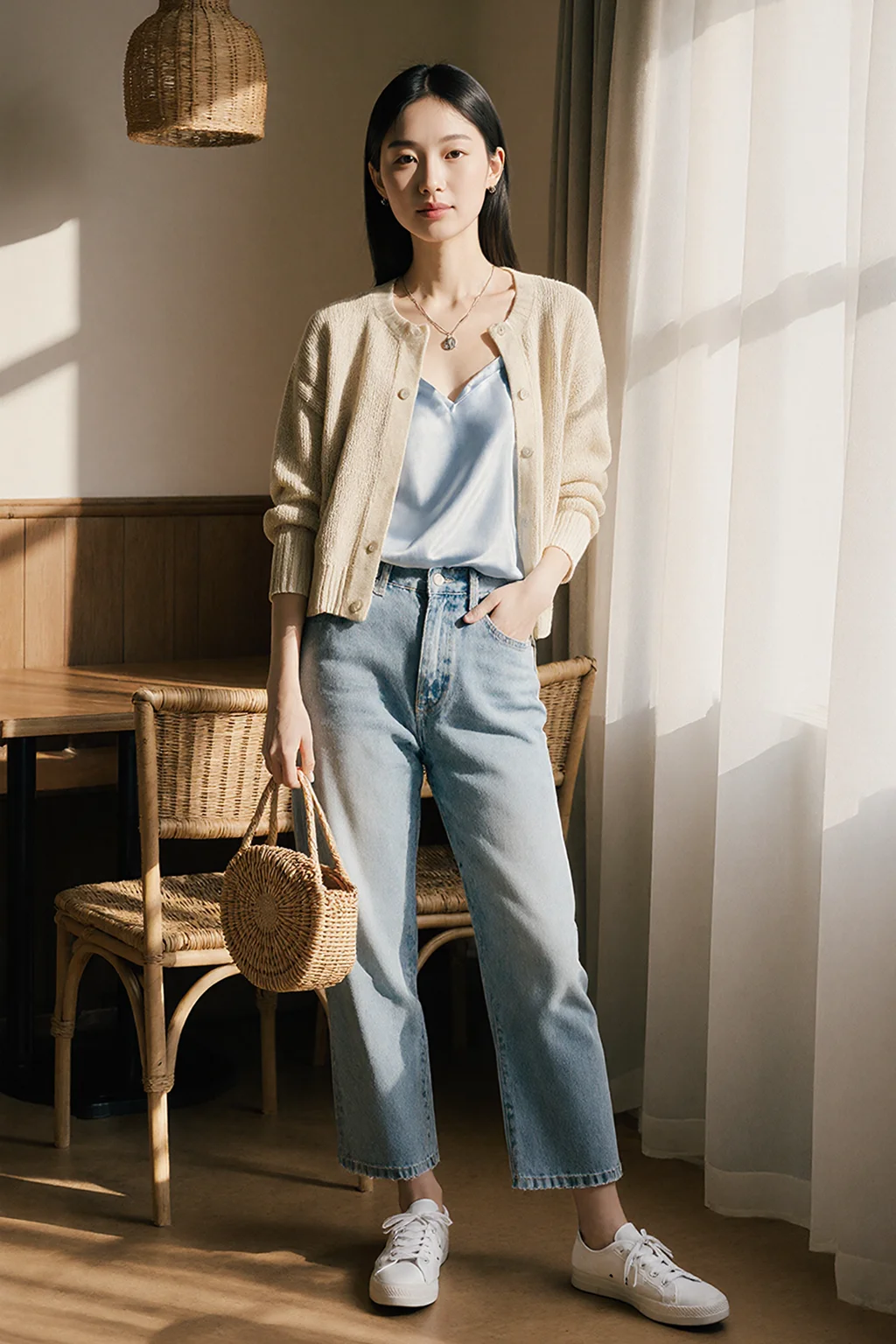 大人可愛い服 40代コーデ 完全ガイド｜質感と色のバランスで失敗しない