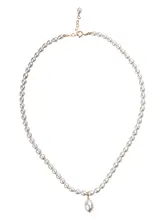 優雅なデザインの天然小珍珠ネックレス【ロマンティック・鎖骨ライン・高級感】