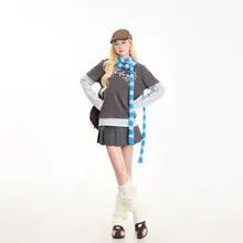 長袖Tシャツ レディース 星柄 パッチワーク フェイクレイヤード ルーズ アメカジ ヴィンテージ 秋 「NERESUM」