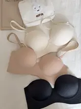 小胸を大きく見せる丸型カップブラジャー【手のひらで支える・下垂防止・ノンワイヤー・シームレス】
