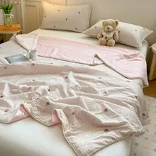 夏用クールタッチアイスシルクケット【洗濯機対応・シングルサイズ・薄手】